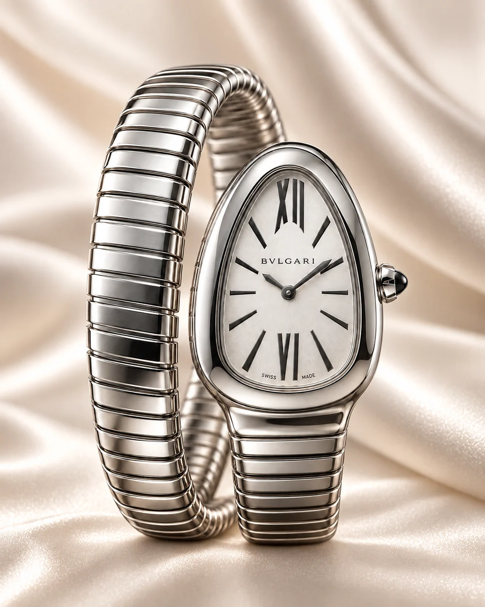 Bvlgari Serpenti, Prata, em composição de estúdio