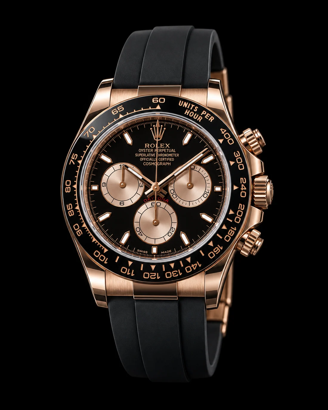Rolex Daytona, vista detalhada